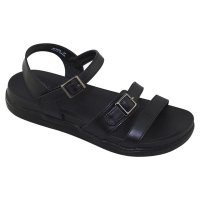Sandal đế bằng nữ Bita's SHANA.09 (Đen + Nâu Kaki + Rêu + Trắng)