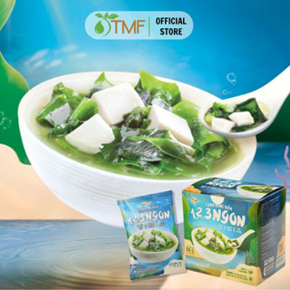 Canh rong biển ăn liền hộp 10 gói x 5.5g không bột ngọt nấu canh cho bé TÂM MINH FOODS