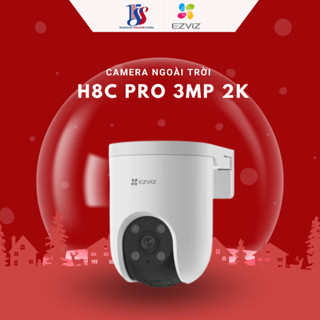 Camera EZVIZ ngoài trời H8C PRO 3MP (2K), xoay 360, có màu ban đêm, đàm thoại 2 chiều, AI - hàng chính hãng BH 24T