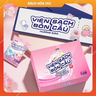  Hộp 24 Viên Thả Bồn Cầu 3 In 1 Diệt Khuân Làm Thơm Bồn Cầu Toilet Geto 