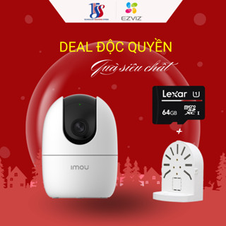 [DEAL HOT] Mua camera imou quay quét 360 độ A32EP 3MP tặng kèm thẻ 64Gb và giá dome treo tường - Bảo hành 2 năm