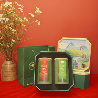  Set quà biếu trà shan tuyết cổ thụ Hà Giang set trà quà tặng trà thượng hạng 