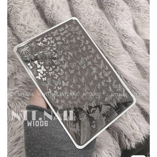 Khuôn in nail hoạ tiết gấm ( hàng xưởng rẻ không kèm gạt )