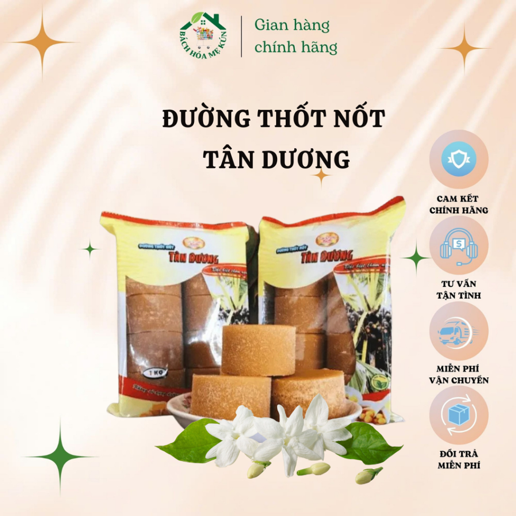 Đường thốt nốt Tân Dương nguyên chất 1000g