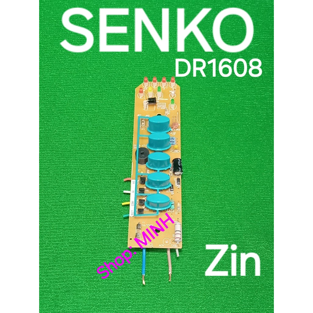 Bo mạch quạt Senko DR1608 zin theo máy (F23) – mạch kèm công tắc nút nhựa quạt đứng F23 Senko DR1608