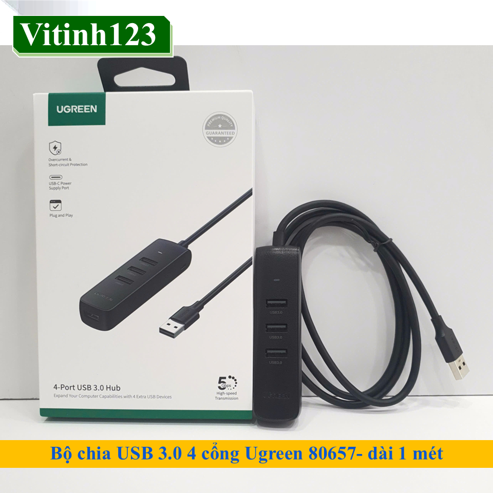 Bộ chia USB Ugreen 80657, Ugreen 20277, Ugreen 20291