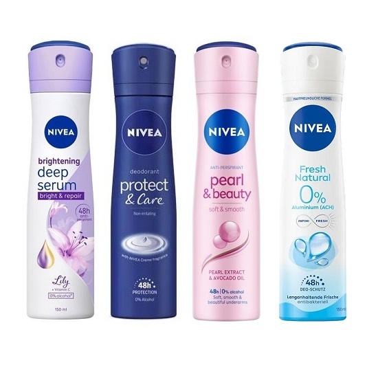 Xịt Khử Mùi Cho Nữ Nivea Deodorant 150ml