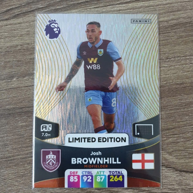Thẻ cầu thủ Josh Brownhill Limited Edition Panini Adrenalyn XL 2023/24