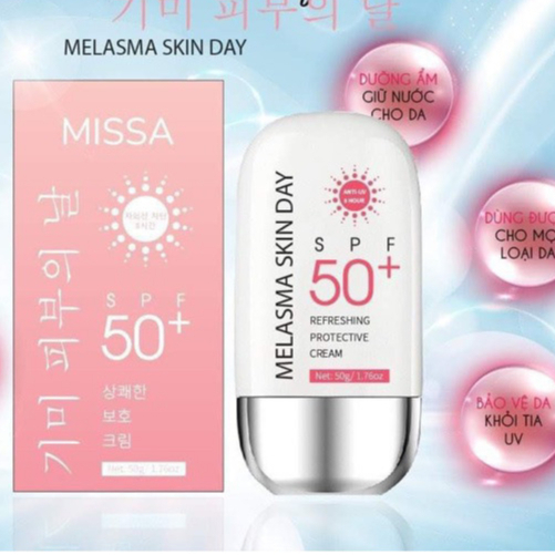 Kem chống nắng Missa Kiềm Dầu, Nâng Tone, Chống Nắng