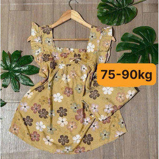 [HCM] (75-90kg) Đồ bộ bigsize lửng tole/lanh. drap gối codipa.