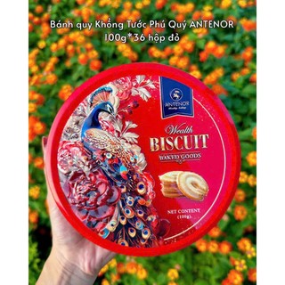 BÁNH QUY ANTENOR KHỔNG TƯỚC PHÚ QUÝ HỘP 100Gr