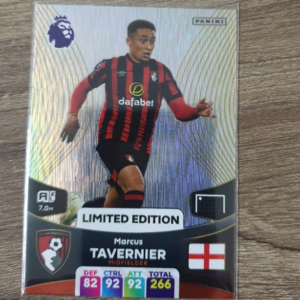 Thẻ cầu thủ Marcus Tavernier Limited Edition Panini Adrenalyn XL 2023/24