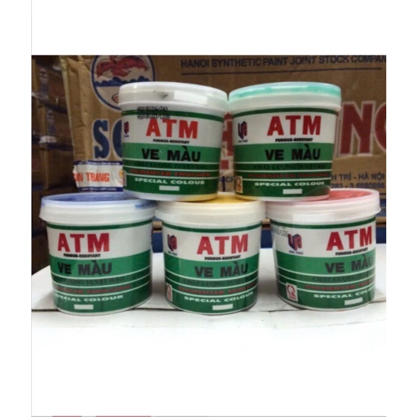 Ve Màu ATM Quét Tường,pha màu ve,dùng để pha với sơn hoặc vôi