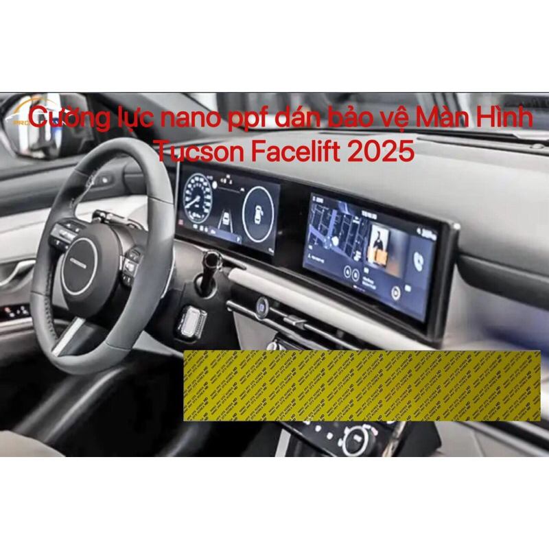 Miếng Cường lực nano ppf dán bảo vệ MH hyundai Tucson facflit 2024-2025, dán bảo vệ MH Tucson facefl