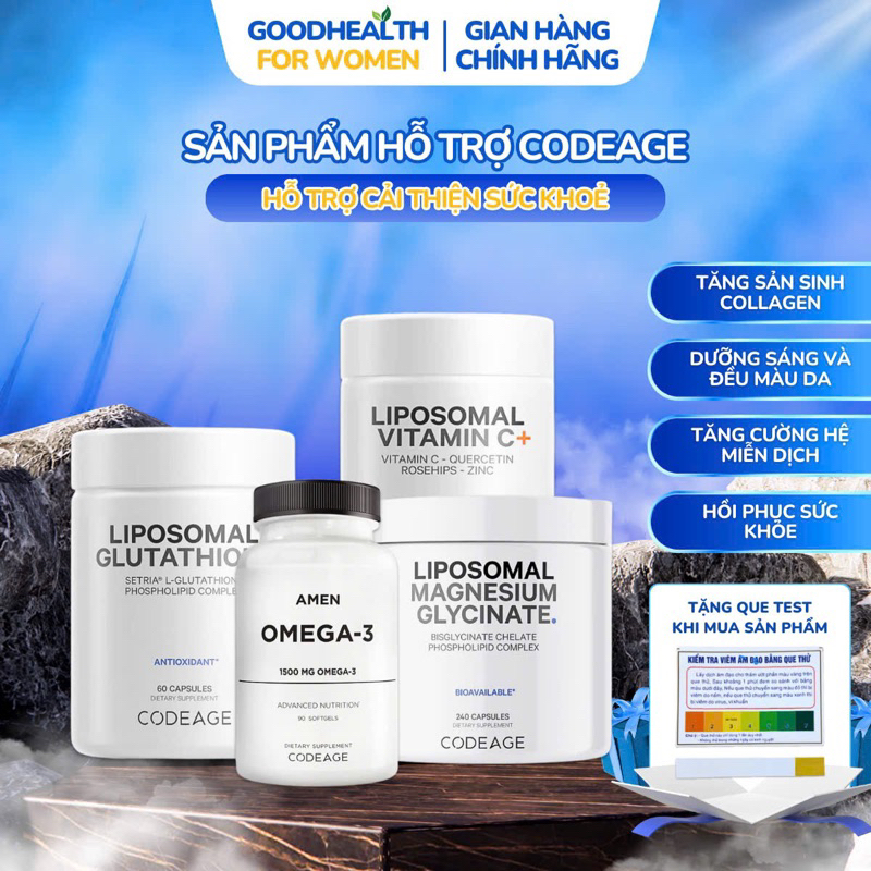 [SHOP MALL CHÍNH HÃNG] Vitamin C và các sản phẩm của CODEAGE