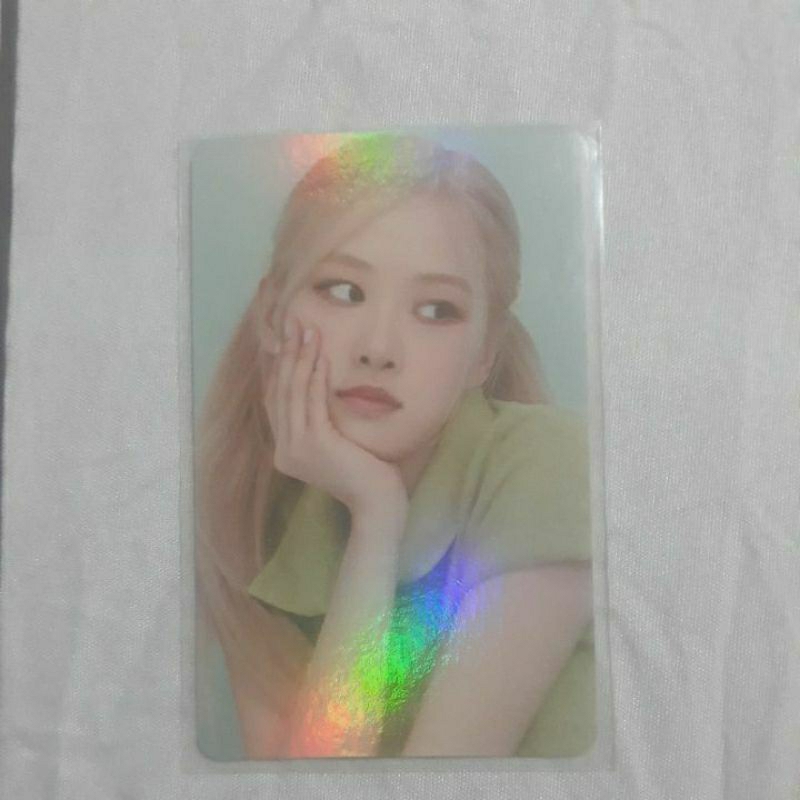 (Card off, hàng chính hãng) card Rosé Blackpink hologram