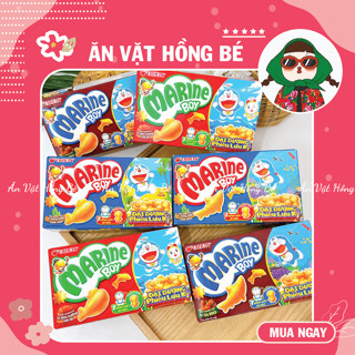 Bánh Cá Marine Boy Orion, Snack Bim Cá Ăn Liền Các Vị (Hộp 35g), Đồ ăn vặt tuổi thơ