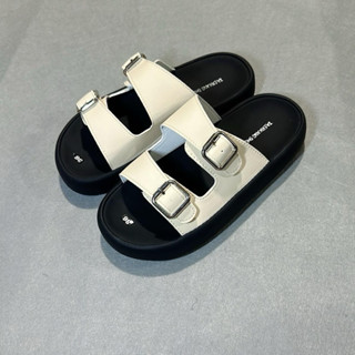 Dép Nữ Quai Da D10 Khóa Tăng Giảm Tiện Lợi Đế Cao 3cm Chống Trơn Nhẹ Êm Thoải Mái