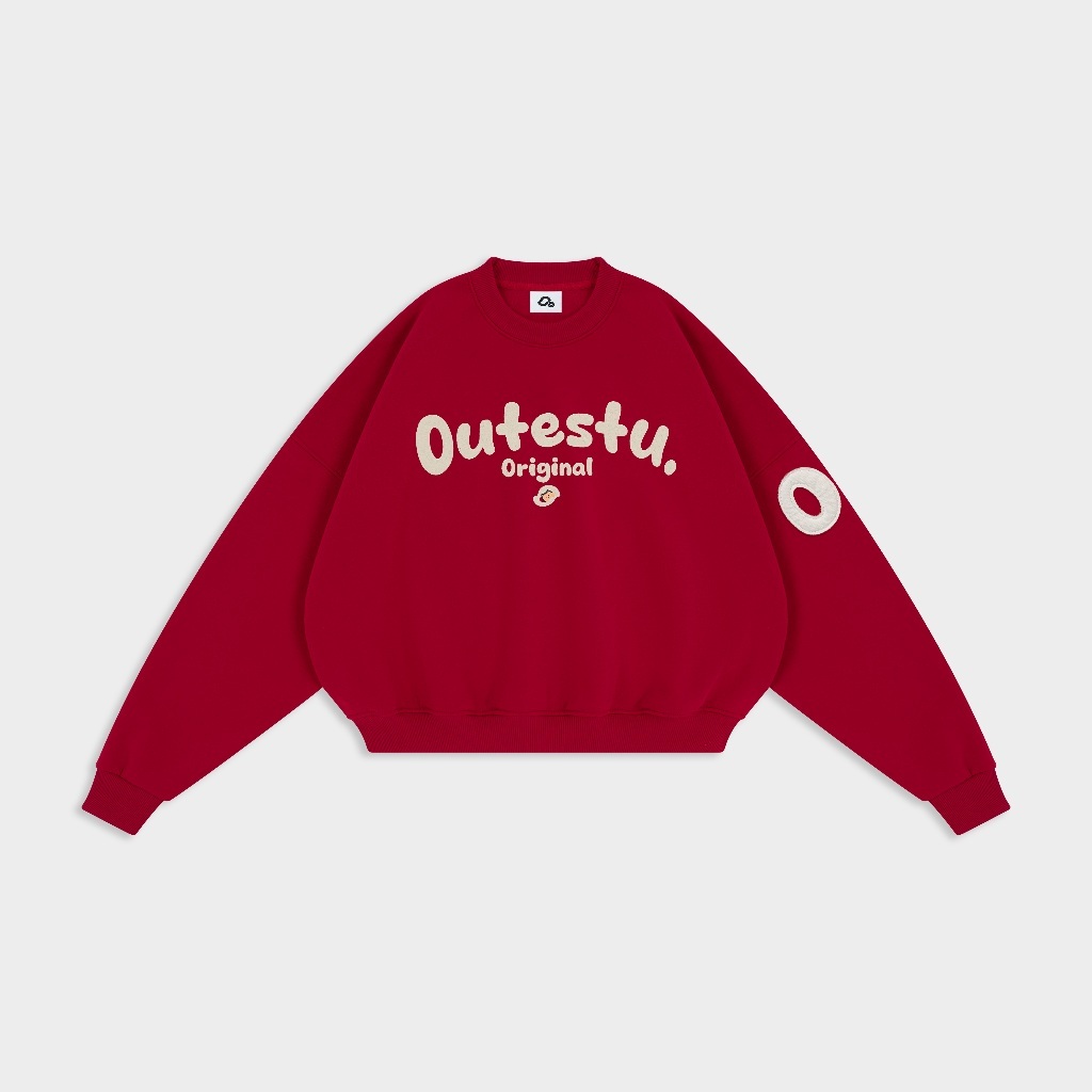 Áo Sweater Outerity 01 Form Rộng Boxy / Tết Ấm Project OUTE x AB