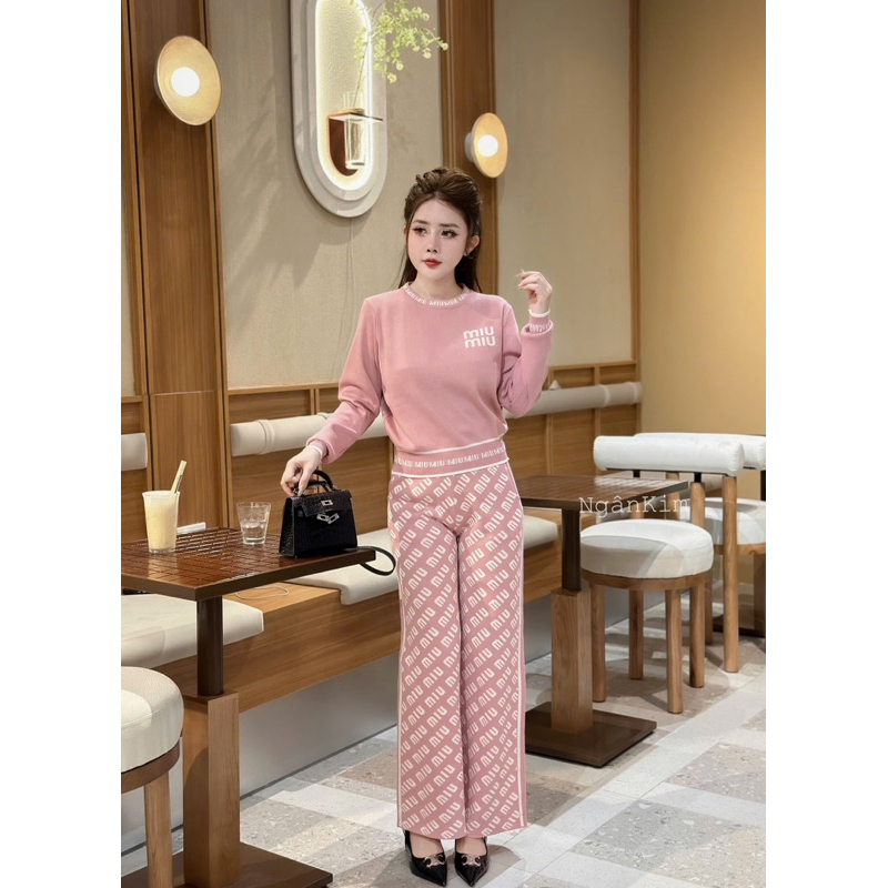 Set bộ len ziczac xinh iu