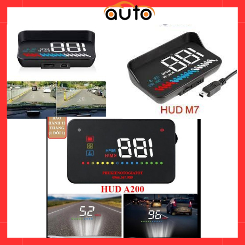 Hud hiển thị tốc độ xe ô tô và cảnh báo A100, A200, M7
