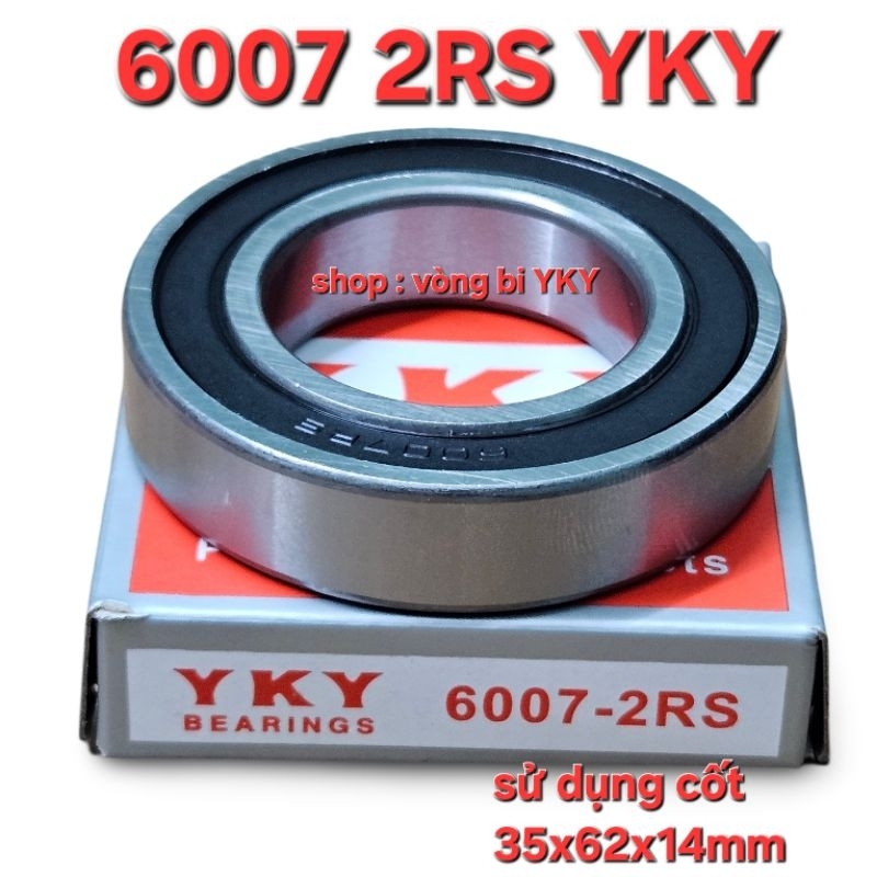bạc đạn 6007 2RS YKY ( cốt 35x62x14mm)