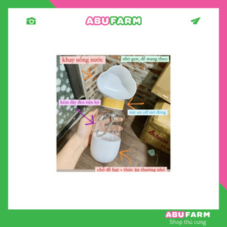 Bình nước du lịch cao cấp cho chó mèo - 350ml