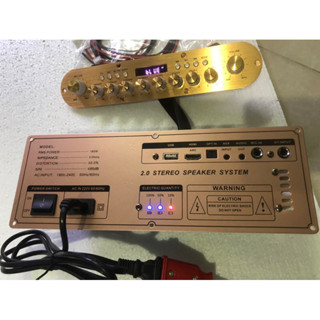 Bo mạch loa kéo xách tay K18Plus 2 kênh Stereo cs 180w (Karaoke Reved, Echo DSP, 3 Way, ráp loa 2 bass 20cm)