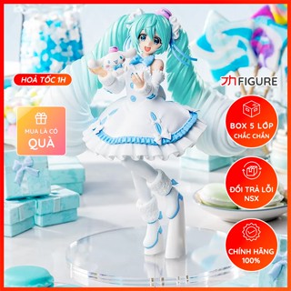 [Hàng sẵn] Mô hình Hatsune Miku x Cinnamoroll White Dress Ver., Piapro Characters - Luminasta (SEGA) Figure
