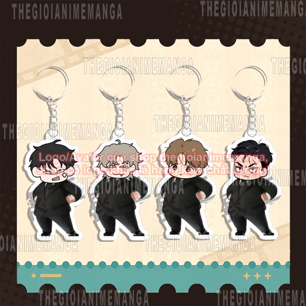 ( Mica trong acrylic) Móc khóa in hình JINX manhwa anime chibi BL