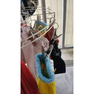 móc trùm tròn inox móc phơi quần áo cho bé sơ sinh 20 kẹp