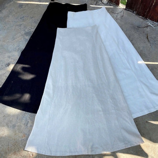 CHÂN VÁY LINEN FORM DÀI (may 2 lớp)