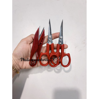combo 3 kéo.1 kéo mũi cong 1 kéo mũi thẳng và 1 cây kéo bấm PIN cắt ngọt bén chuyên tỉa lông,cắt tích gà chọi...