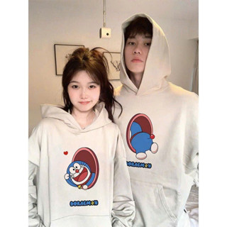 Áo Hoodie Đôi Nam Nữ DORAEMON Form Rộng Nỉ Bộng, Áo Sweater Couple Phong Cách Hàn Quốc Model Hoodie
