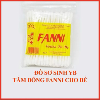6 Gói tăm bông ngoáy tai Fanni cho bé-bé sơ sinh