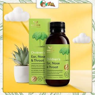 Siro Harker Herbals Children tai mũi họng hộp xanh lá dành cho trẻ từ 0-12 tuổi 150ml