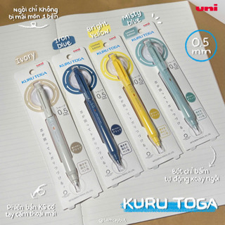【MÀU MỚI 2024 Bút chì bấm tự động xoay ngòi UNI Kuru Toga KS - Cỡ ngòi 0.5mm