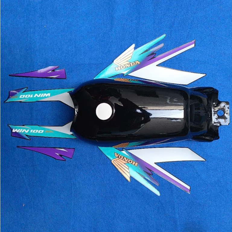 Bình xăng xe win,thùng xăng lớn xe honda win 100cc-125cc màu den