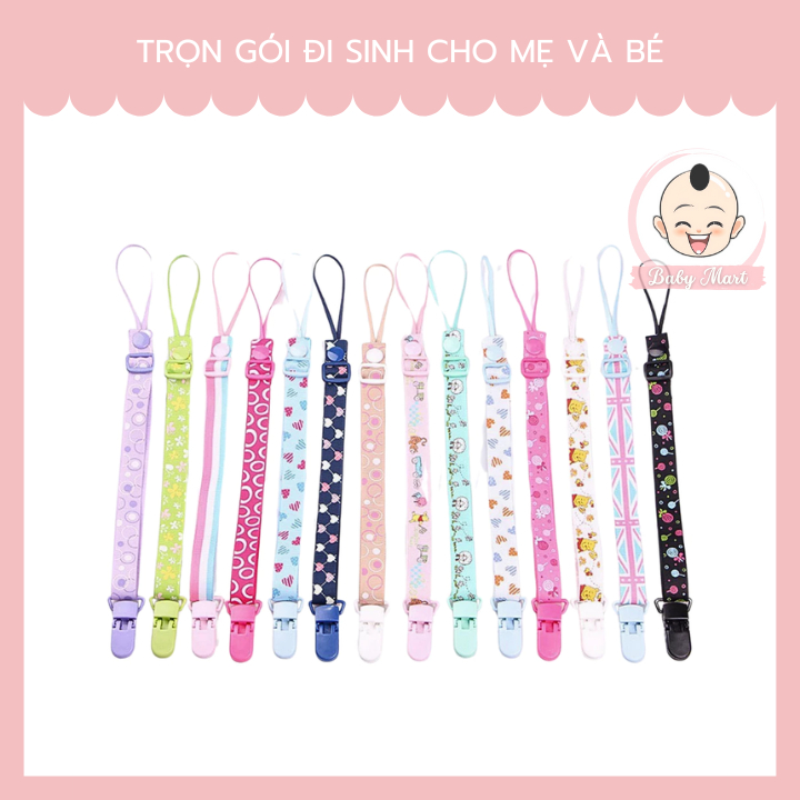 Dây đeo ti giả, gặm nướu cho bé