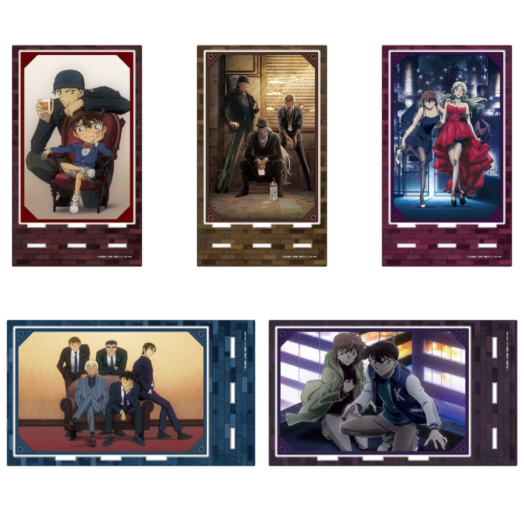 Mô hình standee nghệ thuật acrylic Vol 4 - Conan Shinichi Gin Akai Amuro Sherry Vermouth F5