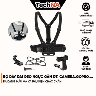 Bộ Dây Đai Đeo Ngực Gắn Điện Thoại, Camera Hành Trình, Gopro,..Đa Dạng Mẫu Mã và Phụ Kiện Chắc Chắn -TECHNA STORE