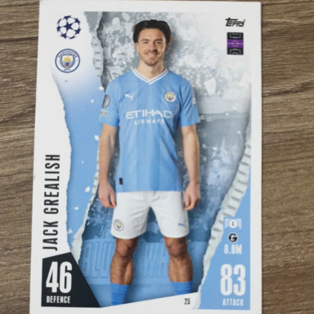 Thẻ Topps - Match Attax Jack Grealish