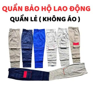 Quần lẻ bảo hộ lao động túi hộp vải kaki dày 3.1 size 45-85kg . Hàng cao cấp xịn đẹp , giá tận xưởng ( CHỈ CÓ QUẦN )