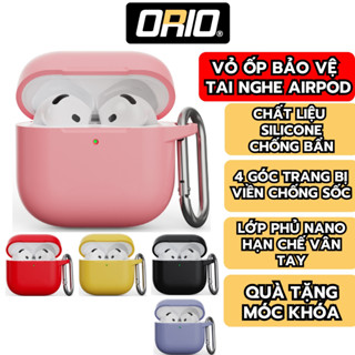 Case Airpod Vỏ Trong suốt bảo vệ bao đựng tai nghe ORIO AP35 case airpods 1 2 3 4 Pro