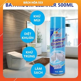 Bình xịt tẩy rửa vệ sinh nhà tắm bọt tuyết Bathroom Cleaner 500ML - Làm sạch nhanh, diệt khuẩn hiệu quả