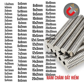 Nam châm trắng. Nam châm đất hiếm nhiều kích thước. Nam châm tròn. Nam châm hình chữ nhật combo