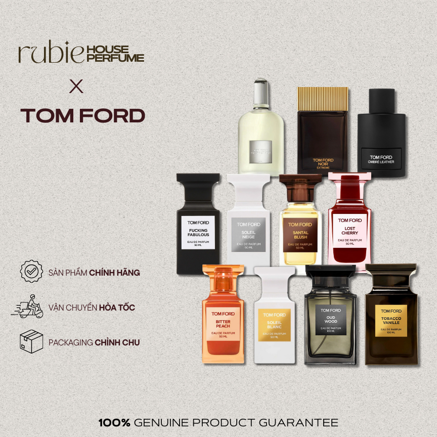  Nước Hoa Tom Ford | Ombre Leather Lost Cherry Bitter Peach Fcking Fabulous Oud Wood,... | Chiết 10ml 
