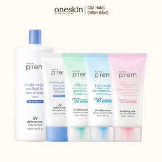 Kem Chống Nắng Vật Lý, Hoá Học Nâng Tone, Kiềm Dầu Make P:rem ( Prem ) UV Defense Me SPF50+ PA++++ 50ML - 150ML