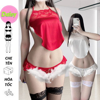  Bộ đồ lót yếm ngủ sexy - set nội y lingerie cổ trang Trung Hoa croptop gợi cảm quyến rũ 