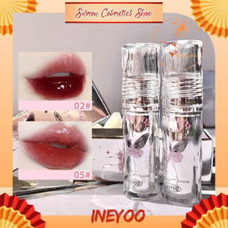 Son Tint Bóng INEYOO IN17 Butterfly Vỏ Bạc Hồ Điệp, Hiệu Ứng Tráng Gương, Hottrend, Nội Địa Trung